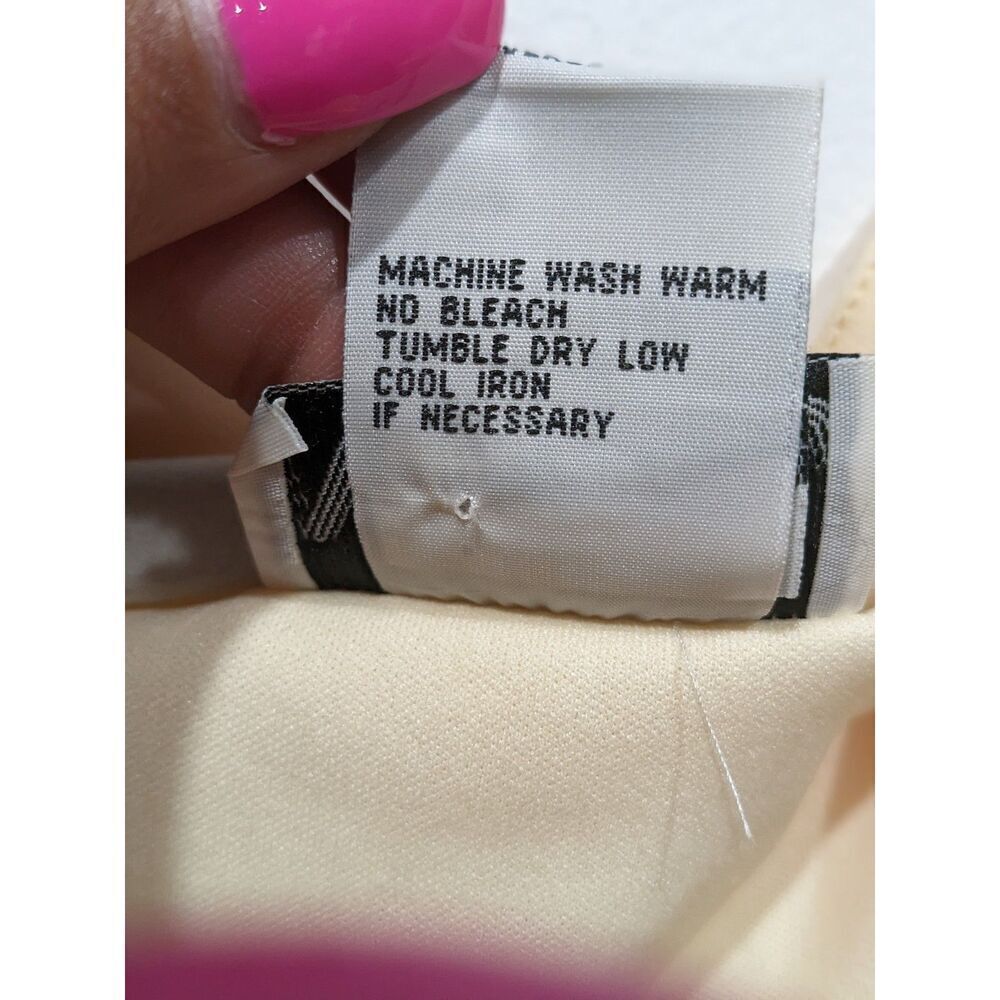 Vintage Menu Yellow Floral Sheer Rosette Flutter Sleeve Maxi Shift Dress, 12 - Picture 6 of 7